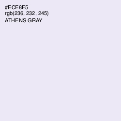 #ECE8F5 - Athens Gray Color Image